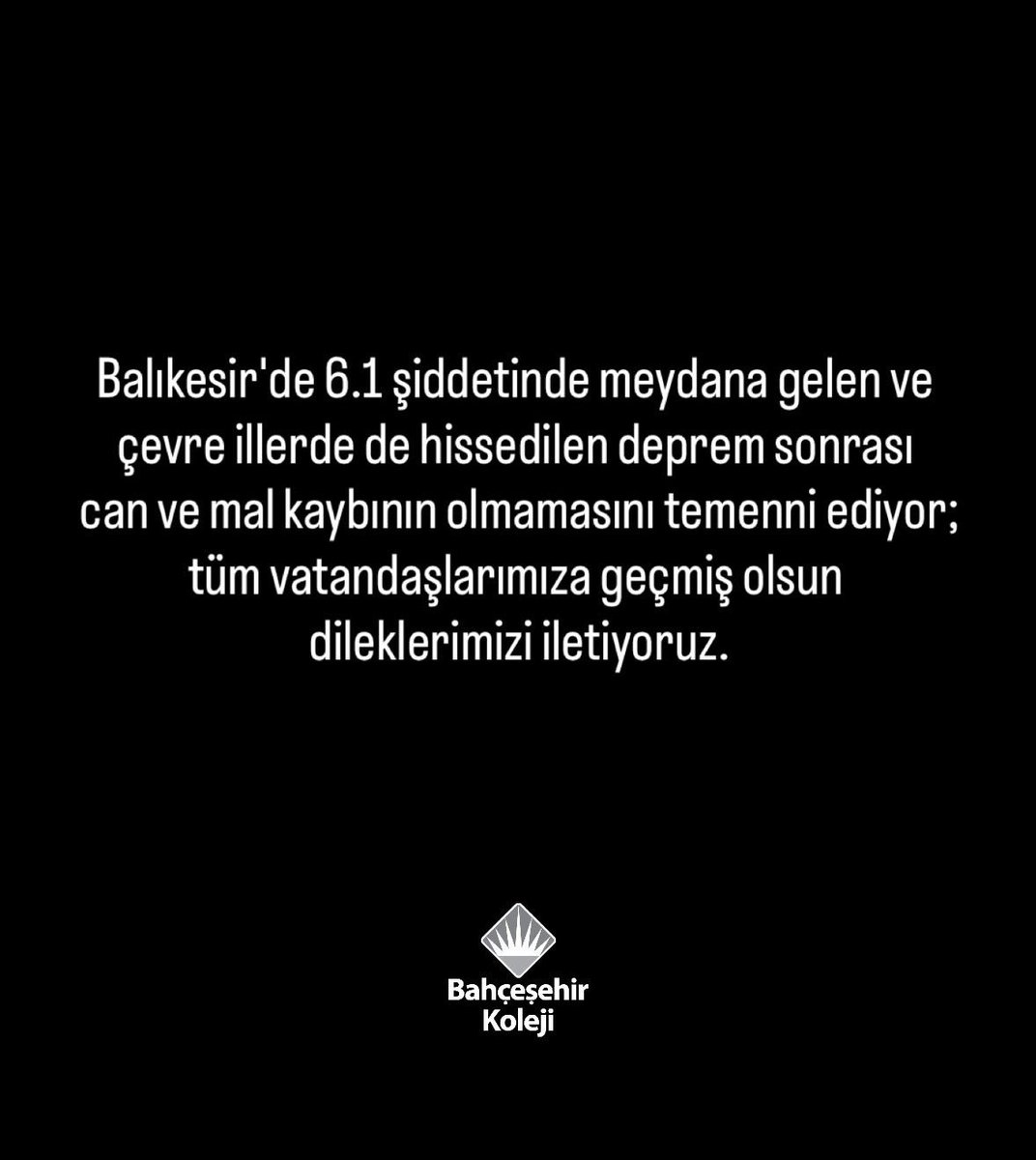 bahcesehir_k12's tweet image. Geçmiş olsun🙏🏼