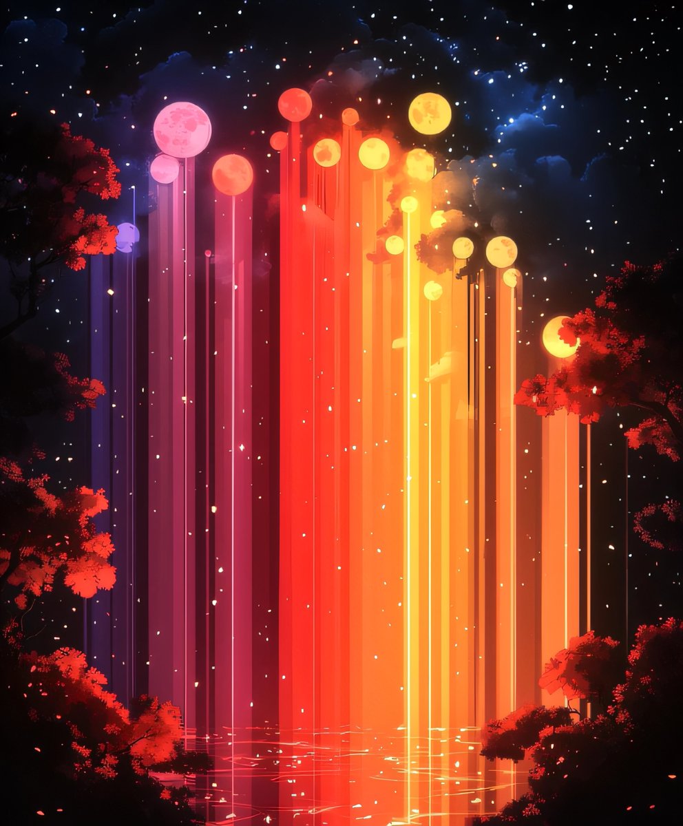 Agnes122001's tweet photo. "Can this rainbow aurora tear open the sky?! #Agnes122001 #CosmicFire" https://t.co/tm9G08hU1k