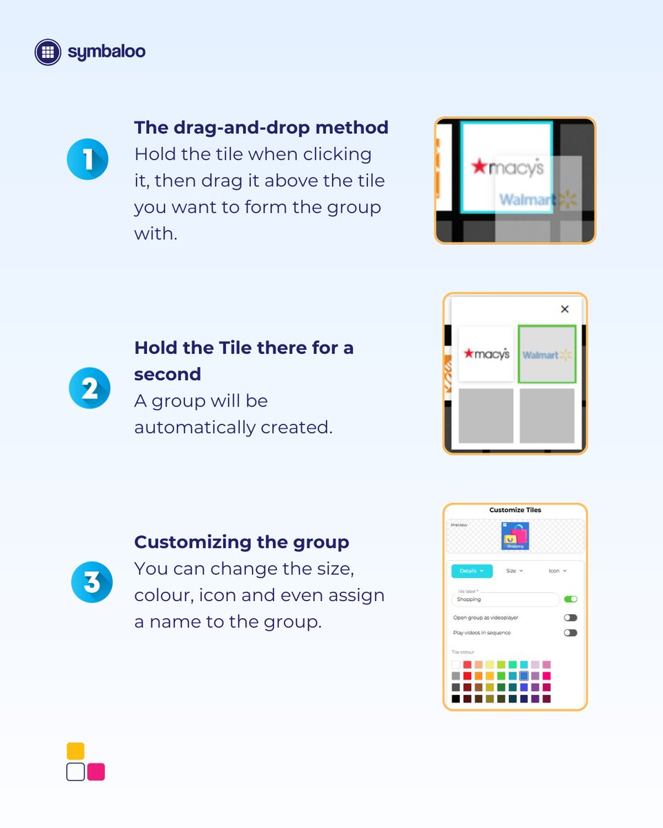 Symbaloo's tweet image. 🔎 Question of the Month:What’s the difference between a tile and 
a tile group? 👀

Don&apos;t have an account yet? Comment SYMBALOO to grab the link to sign up for free ✨ 

#educators #teaching #tools #bookmarker #productivity #classroom #teachers #edtech #digital