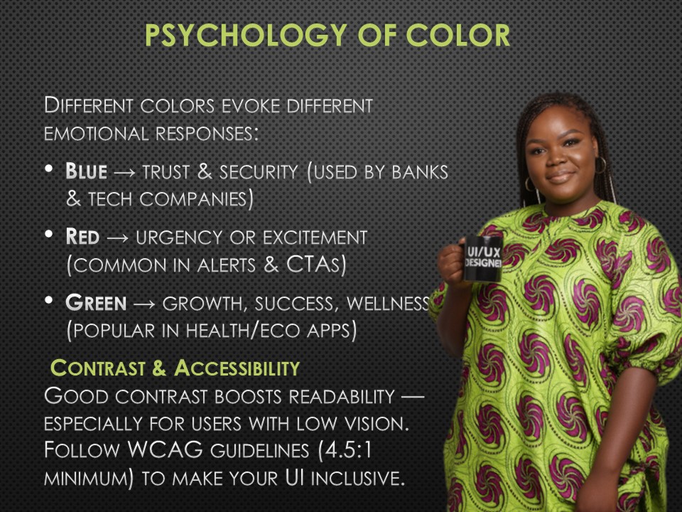 _MaeTech's tweet image. Day 21/60 
Color Theory: Designing with Emotion, Intention, and Clarity
When used with intention, color becomes a silent narrator that teaches users where to look, how to feel, and what matters most on the screen.
#uiuxdesign #colorgame #colortheory