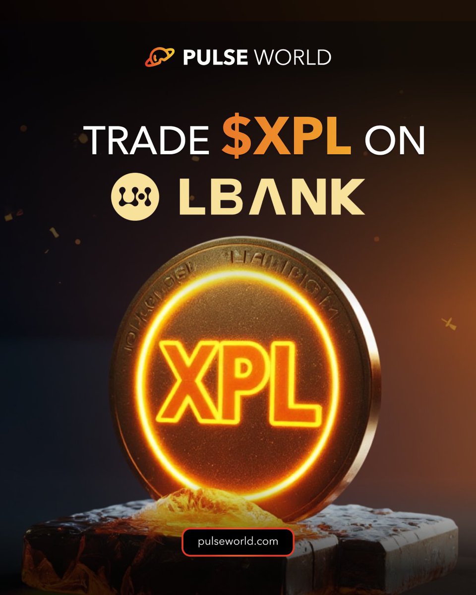 $XPL is listed on LBank 🚀 Trade XPL/USDT now: 
🔹 LBank – PULSE/USDT
👉 lbank.com/it/trade/pulse…

#PulseWorld #XPL #LBank #CryptoListing