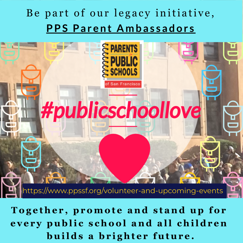 ppssf's tweet photo. Be part of our legacy! Join the PPS Parent Ambassadors and help build a brighter future for every public school and child. Learn more & volunteer: https://t.co/AlhaQ1FdXW #publicschoollove #ParentAmbassadors #PPSF https://t.co/fcjzc1aSIo