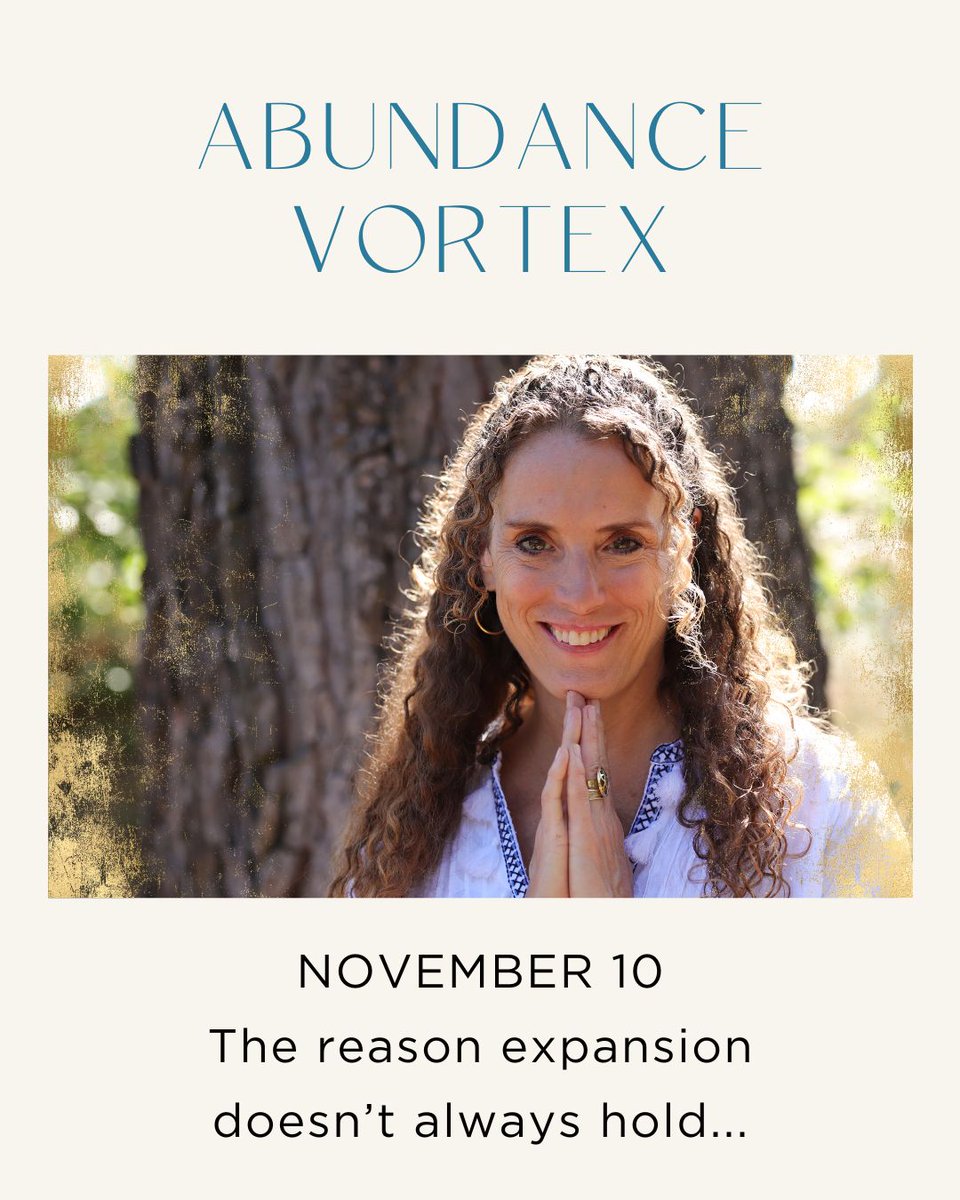 DaniRamaHoffman's tweet image. One of my favorite Magdalene Codes is Exponential Expansion.
Shift your attention from trying to force results into form and focus on stabilizing the expansion that is already happening.
daniellehoffman.com/vortex