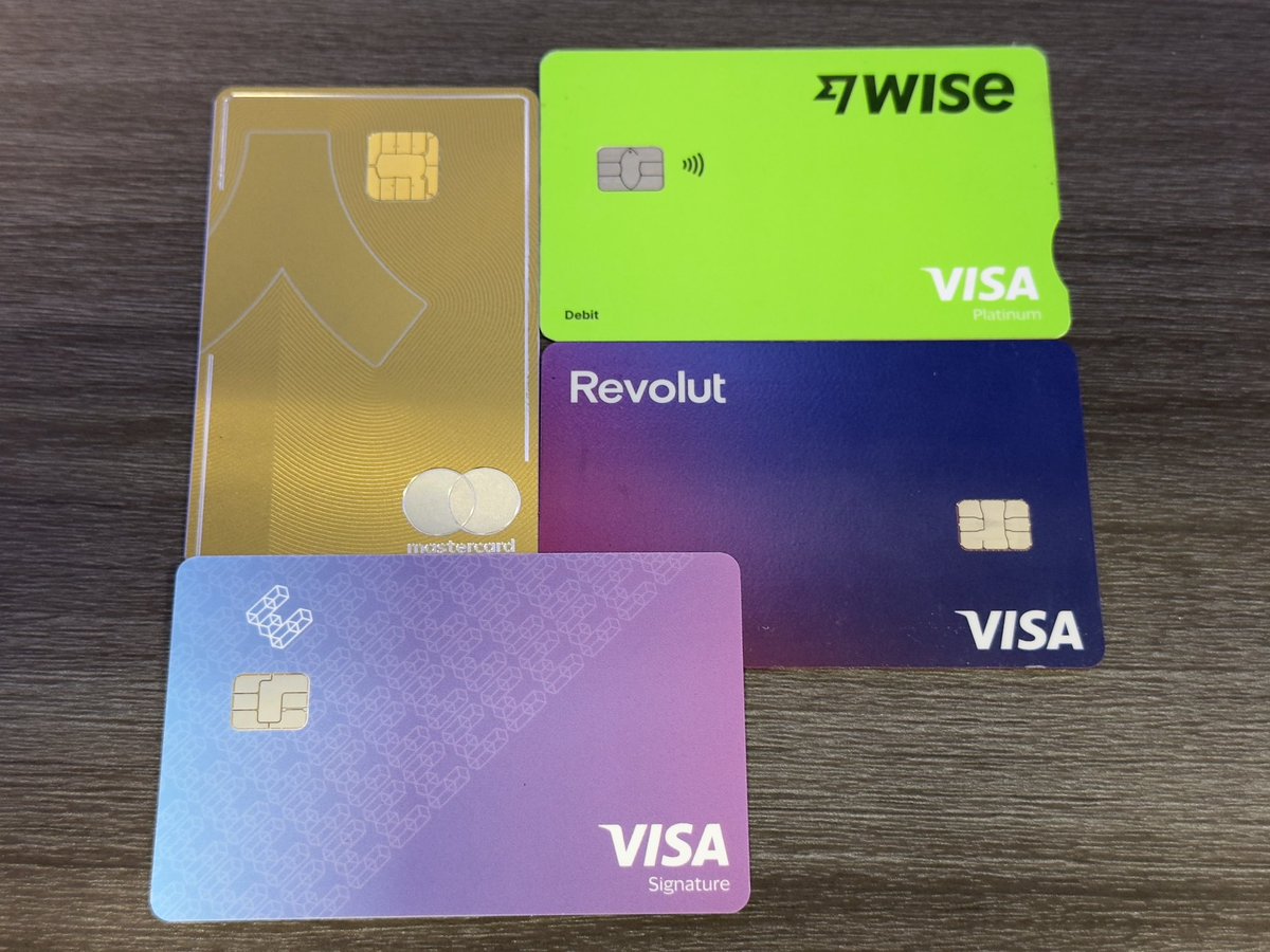 Banks are so fucked… even fintech payment companies like wise and revolut  are fucked. Two of the best crypto cards out there @ether_fi @ready_co