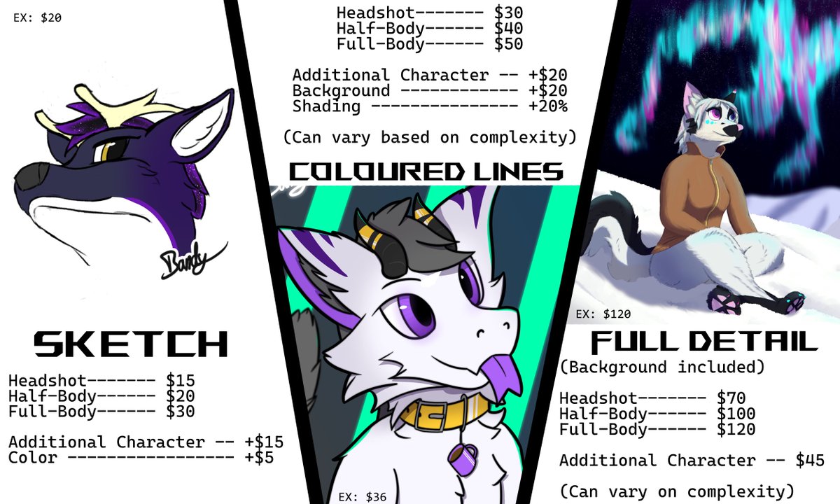 After a long time being away, I'm back for commissions! You can contact me here on X, and I accept payment via PayPal