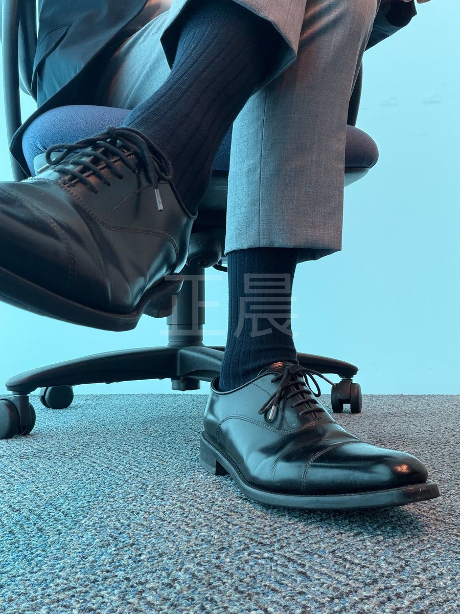 条纹棉袜也挺性感的