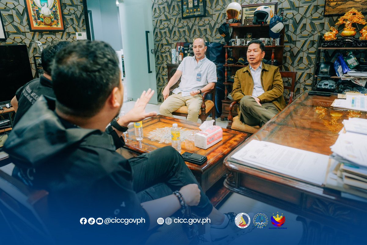 cicc_dict's tweet image. The CICC paid a courtesy call to NBI OIC Dir. Atty. Angelito DLP Magno to reinforce inter-agency cooperation in fighting cybercrime. Together with partners like the PNP, we work to close the gaps cybercriminals exploit. 

#CICC #DICT #CyberSafePH #WholeOfNation