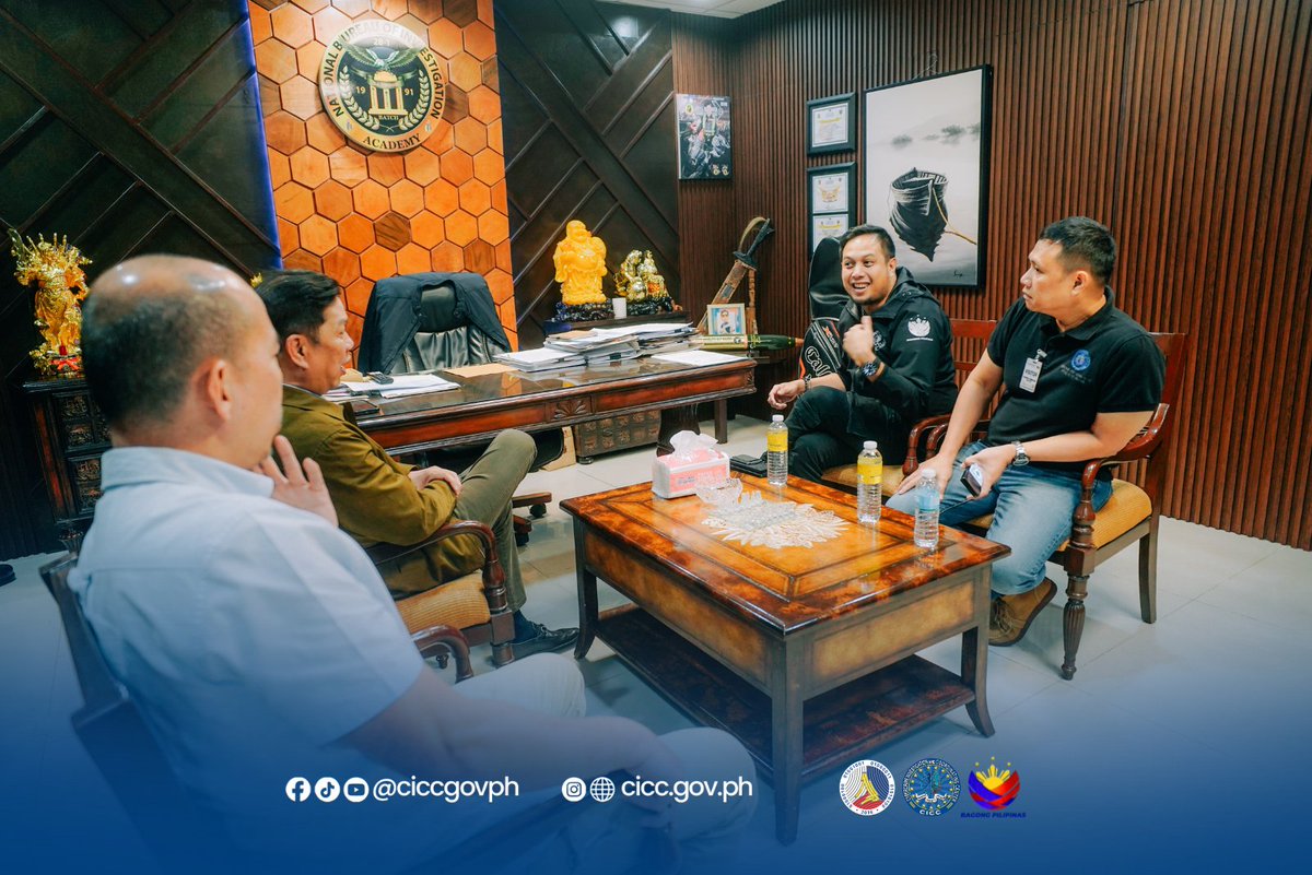 cicc_dict's tweet image. The CICC paid a courtesy call to NBI OIC Dir. Atty. Angelito DLP Magno to reinforce inter-agency cooperation in fighting cybercrime. Together with partners like the PNP, we work to close the gaps cybercriminals exploit. 

#CICC #DICT #CyberSafePH #WholeOfNation