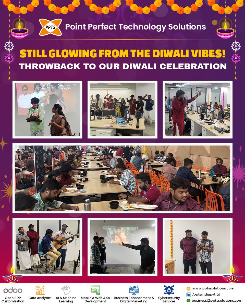 Celebrations like these remind us that work can be brighter when shared with great people. Our Diwali festivities filled the workplace with energy, positivity, and a whole lot of fun, a perfect way to wrap up the festive season!

#Diwali2025 #FestiveSeason #CompanyCulture
