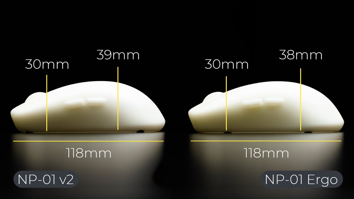 vaxee_corp's tweet image. [Poll] If you’re an NP-01 user, which would you like to see released first: the NP-01v2 or the NP-01 Ergo?

To all NP-01 enthusiasts, thank you for your patience.

Regarding the mouse design, we are committed to offering different original shapes to accommodate various user…