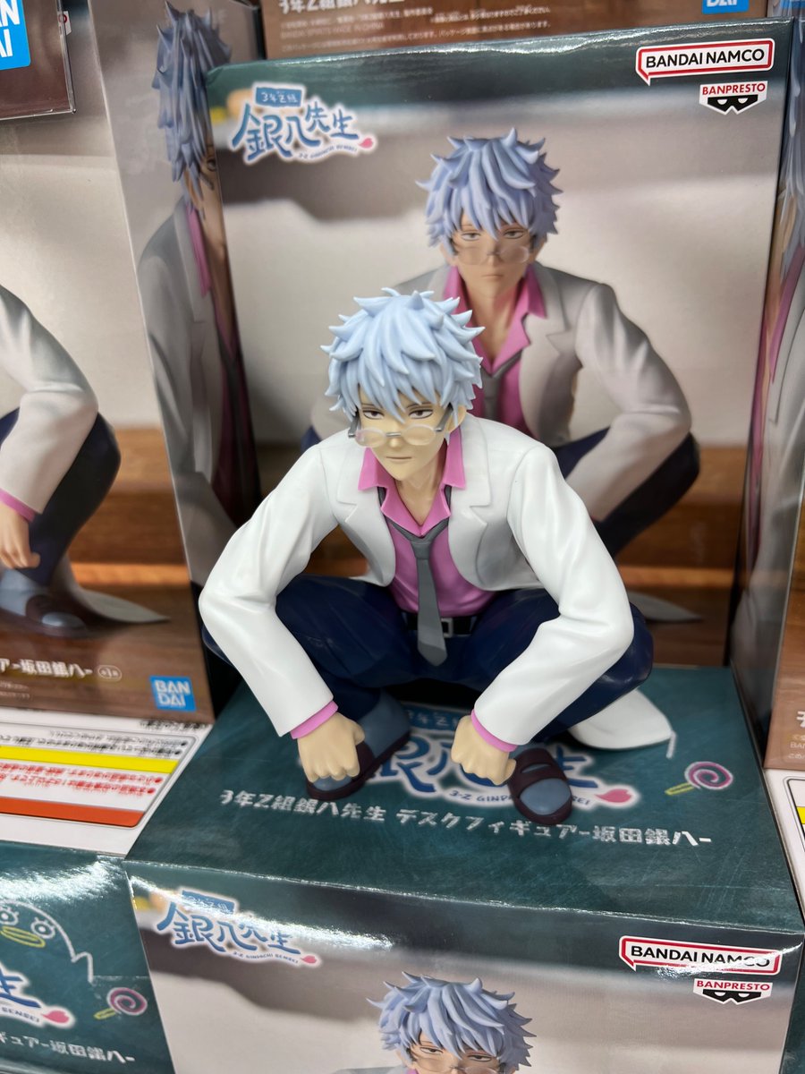 ✨新景品入荷情報✨ #3年2組銀八先生 デスクフィギュア-坂田銀八