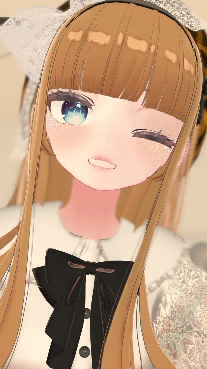 rapisu_VRC's tweet photo. メイクしてもらったー!自分でやった時は打撲痕みたいになったけど、お砂糖さんうますぎる...!!流石です!!

#VRC_COSMOS https://t.co/AtykTuQdpq