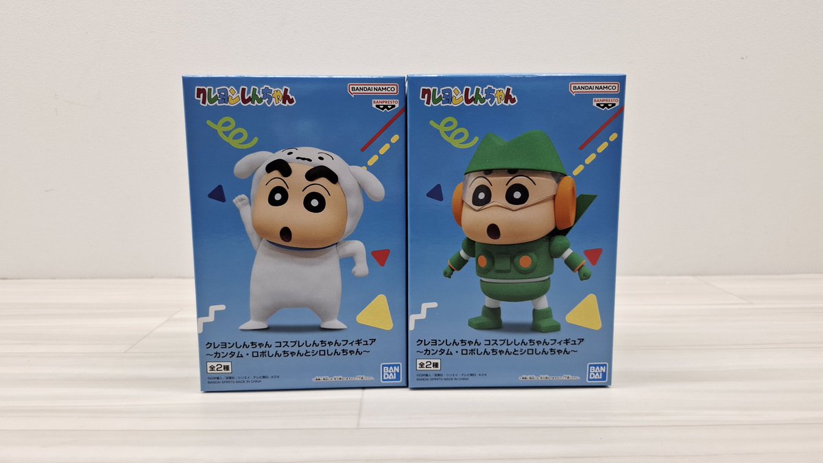 【10個】クレヨンしんちゃん 俺たちのフィギュア コスプレしんちゃん 万代書店高崎店アミューズ情報 ☑クレヨンしんちゃん ー俺たちの