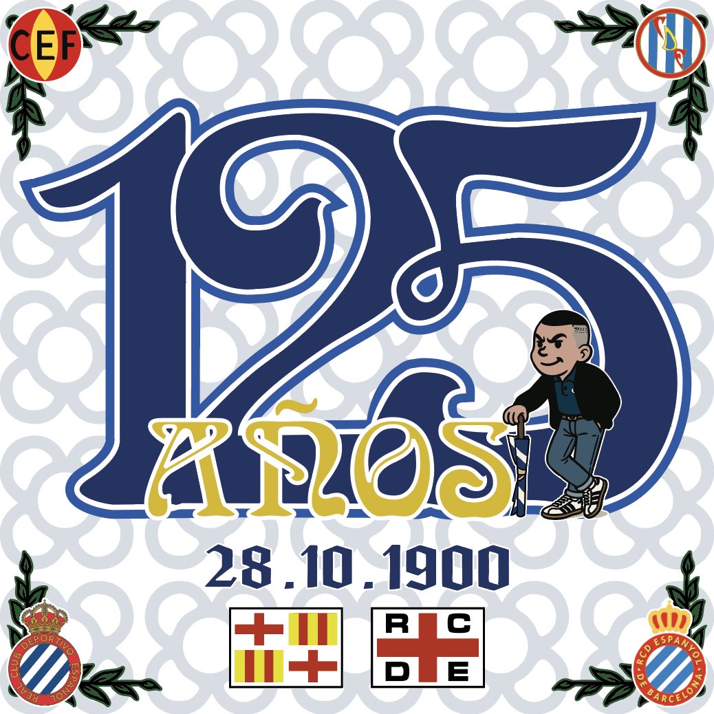 Feliz 28 de Octubre, pericos.
#RCDE125 #RCDE