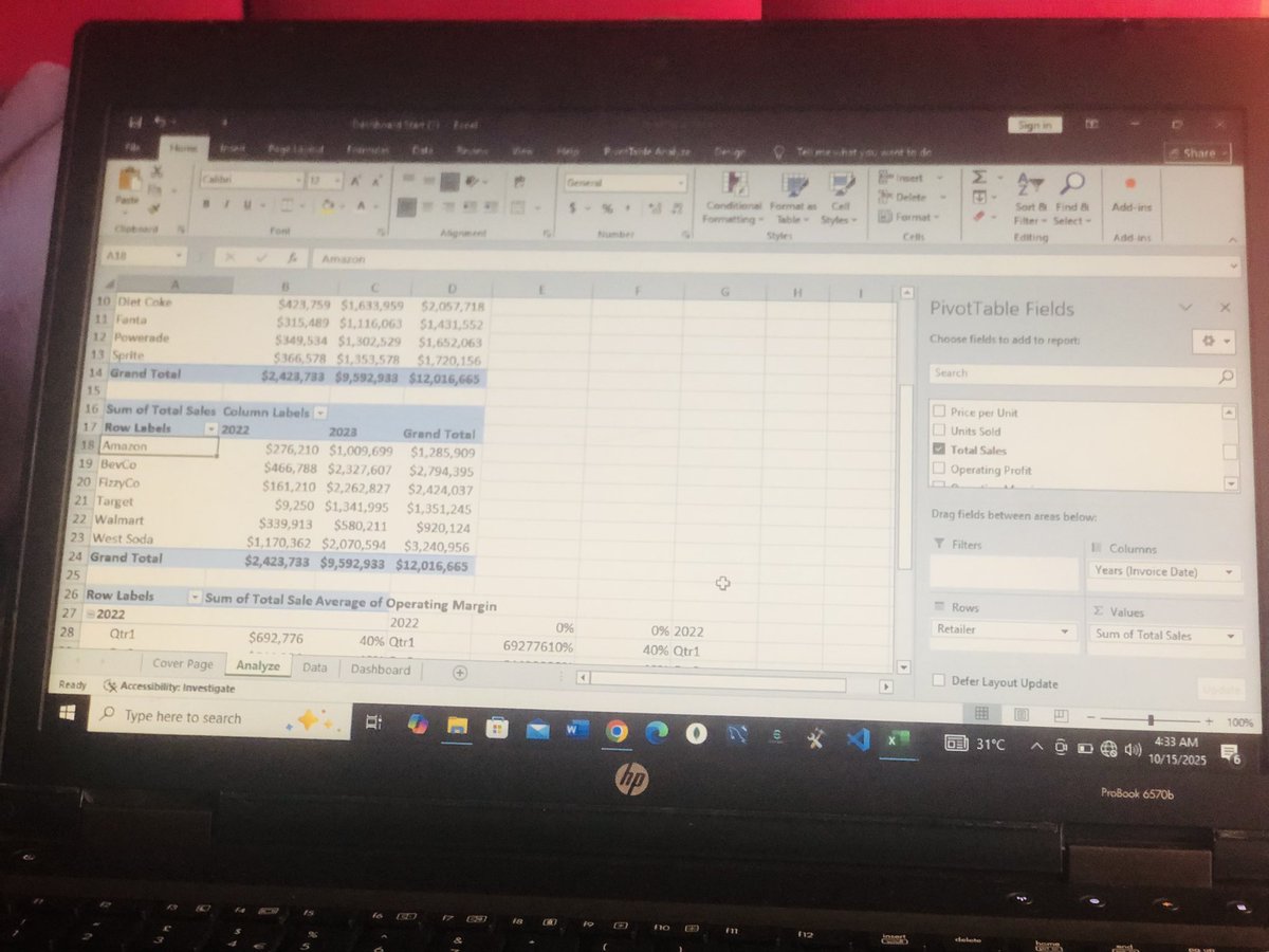 crudeminded's tweet photo. Then arrived here after setting my dashboard structure and my Pivot table sheet 🙂😎 https://t.co/v3OD3m2kAt