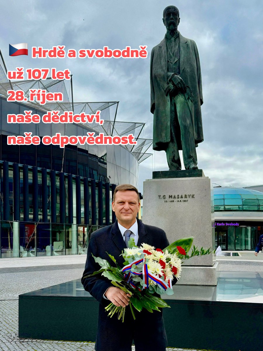🇨🇿 Ať žije Česká republika!
28. říjen je symbolem odvahy, víry a hrdosti našeho národa.
Dnem, kdy jsme dokázali, že dokážeme stát na vlastních nohou.