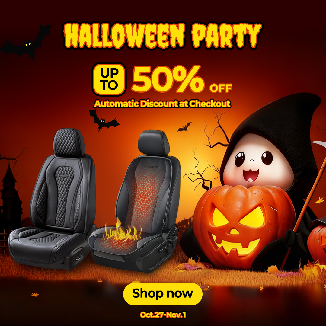 CoveradoAuto's tweet image. 🎃 No tricks, just treats! 👻
Up to 50% OFF this Halloween — discount auto-applies at checkout! 🕸️
Upgrade your ride before the ghosts do! 🚗💨

🎃 🛒coverado.com
#HalloweenSale #coverado #seatcovers #carupgrade