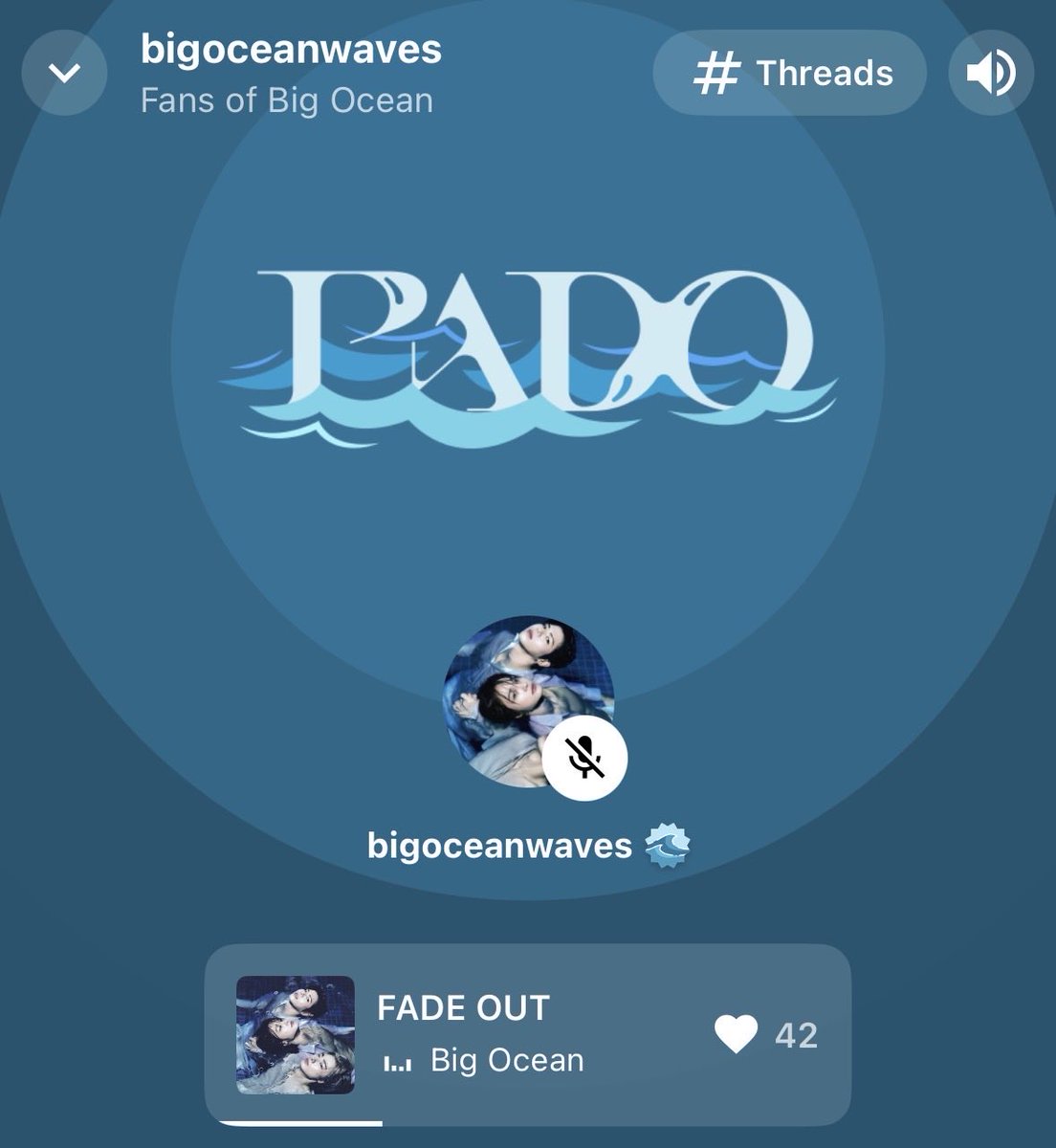 Come and have a lurk and let’s get to 22K today!

Just connect your Spotify Premium or Apple Music Premium to your free Stationhead account and you are well on the way to help streaming Big Ocean 🤩

stationhead.com/c/Pado 

 #빅오션 #BigOcean #Stationhead #kpop #radio