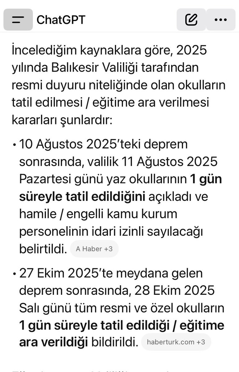 Her yıl 6’dan, 4-5 yılda bir 7’den büyük deprem oluyor.
Deprem vergisi diye bilinen ÖTV’lere ne oldu?
Hatay’da organ mafyası, hırsızlar için ne yapıldı?
Artçı depremde niye okullar tatil? Asıl bu gün okulda deprem eğitimi verilebilirdi.

CUMHURİYET bayramımız kutlu olsun.