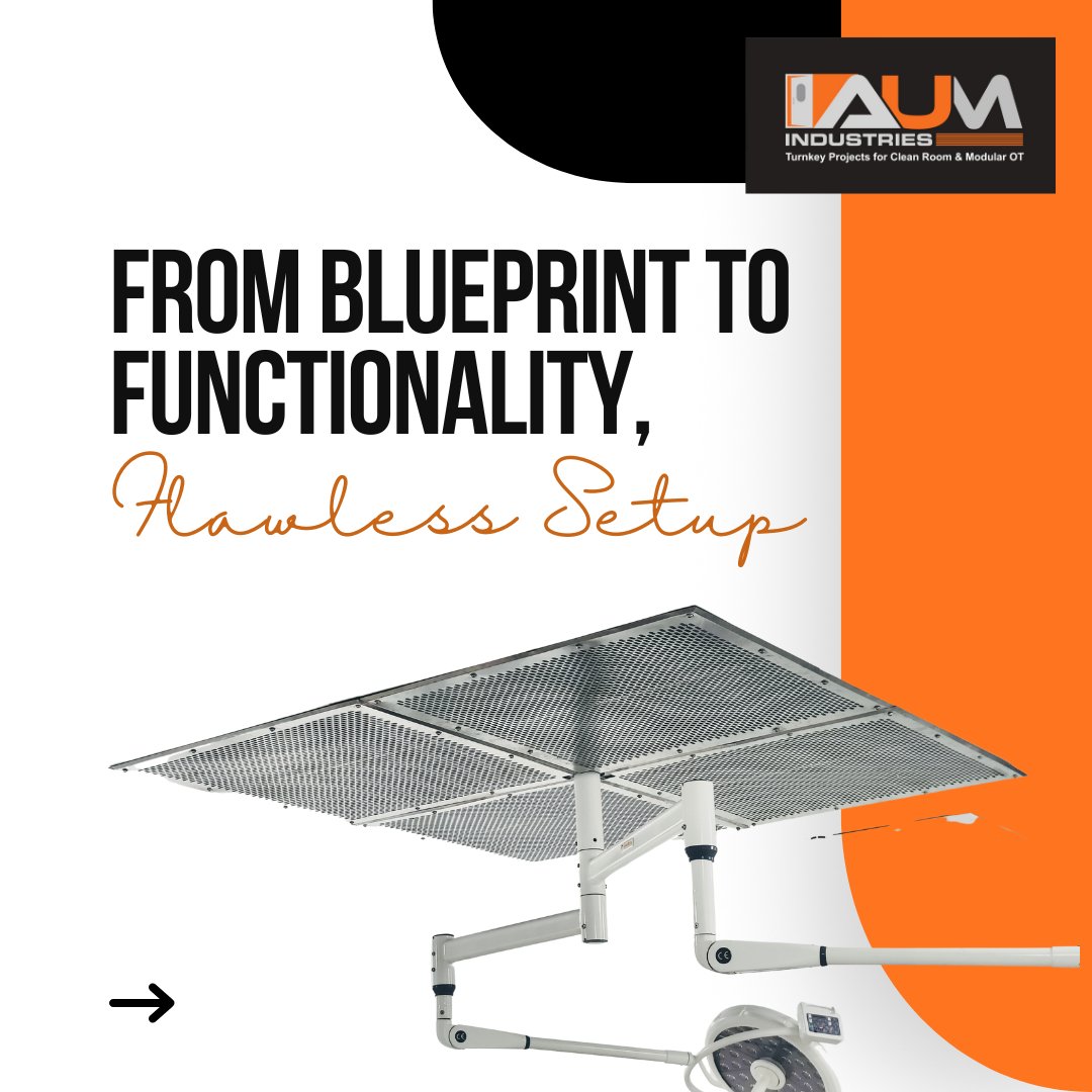 AumIndustries's tweet image. From Modular OT &amp;amp; ICU to Cleanroom Solutions, AUM Industries delivers precision-engineered environments that meet global healthcare standards. 🏥✨

#AUMIndustries #ModularOT #ModularICU #CleanroomSolutions #HospitalInfrastructure #TurnkeyProjects #HealthcareInnovation #Cleanroom