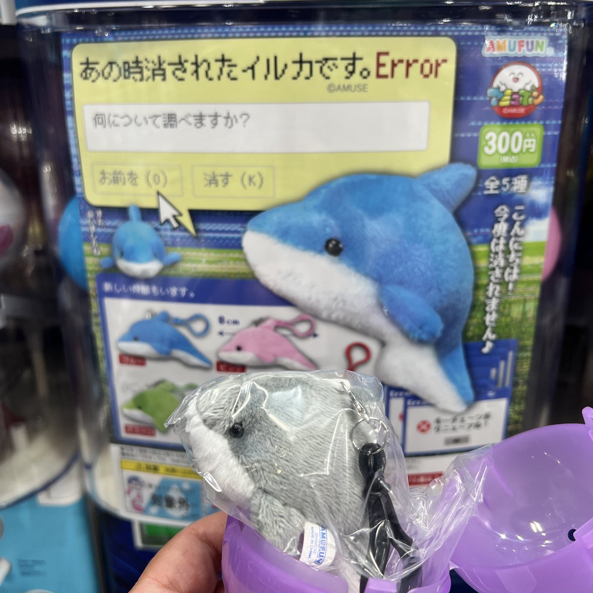 science_gacha's tweet image. あの時消されたイルカ🐬
#理系ガチャ #ガチャ活 #ガチャ 
シープラ新宿アドホック店