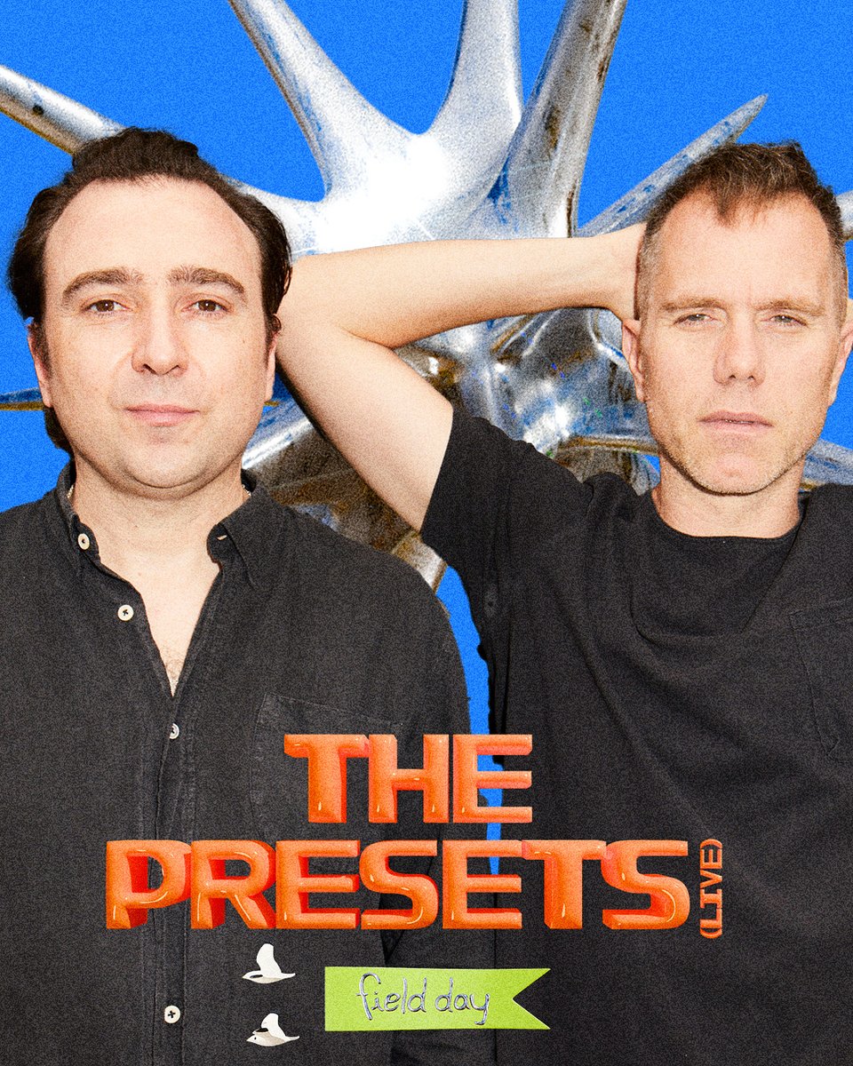 SYDNEY — FIELD DAY LIVE SHOW INCOMING: 1-01-26! 🎶 💥 

Presale drops TOMORROW - don’t sleep on it 👀🔥👉 on.fieldday.com.au/tb_app/517419