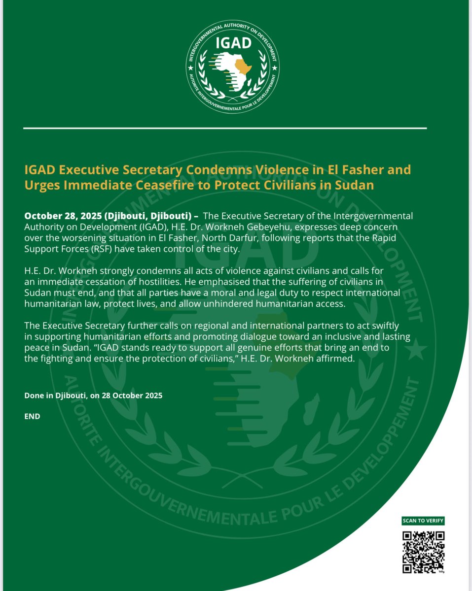 IGAD Secretariat tweet media