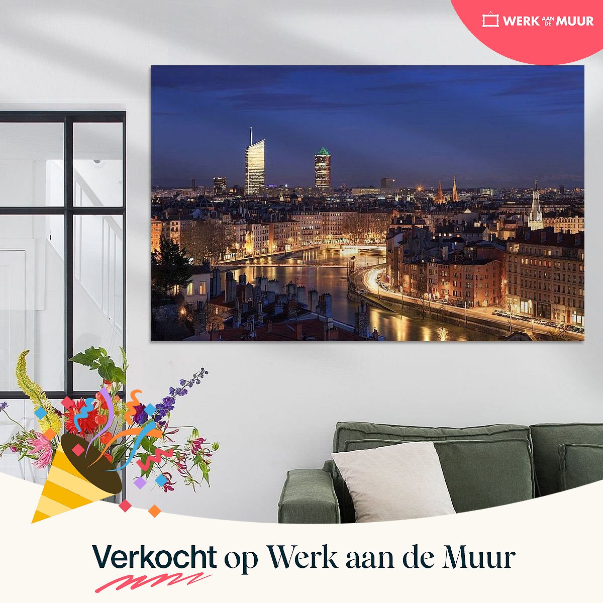Sanderzweden's tweet image. Heel leuk, Goodnight Lyon verkocht via m'n shop op werkaandemuur. werkaandemuur.nl/nl/werk/Goodni… via @werkaandemuur #Lyon #Frankrijk #wanddecoratie #werkaandemuur #Saone