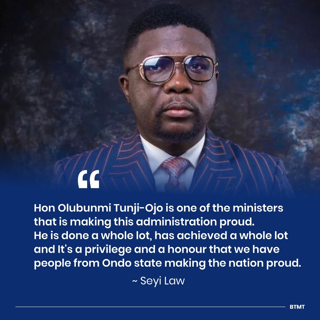 EleSpecial23's tweet photo. High-profiled individuals who have commended the Interior Minister, Hon Dr Olubunmi Tunji-ojo, for his transformational #InteriorReforms.
#RenewedHope https://t.co/R5TSTXotYj