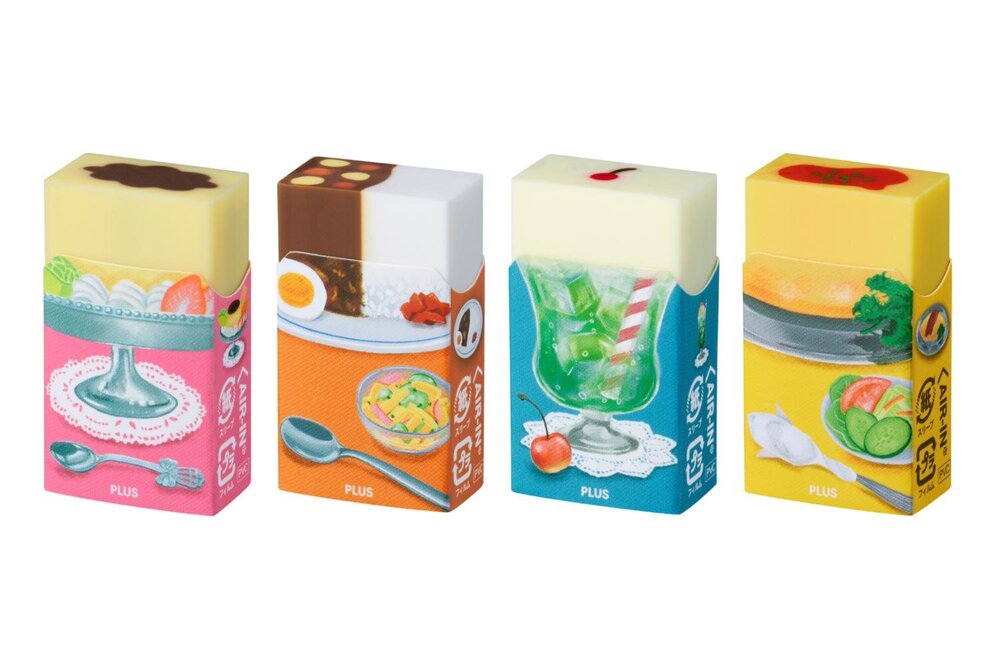 “消すとプリンやオムライスが現れる”「カフェ消しゴム」昔懐かしのレトロ喫茶メニュー4種 - fashion-press.net/news/139671