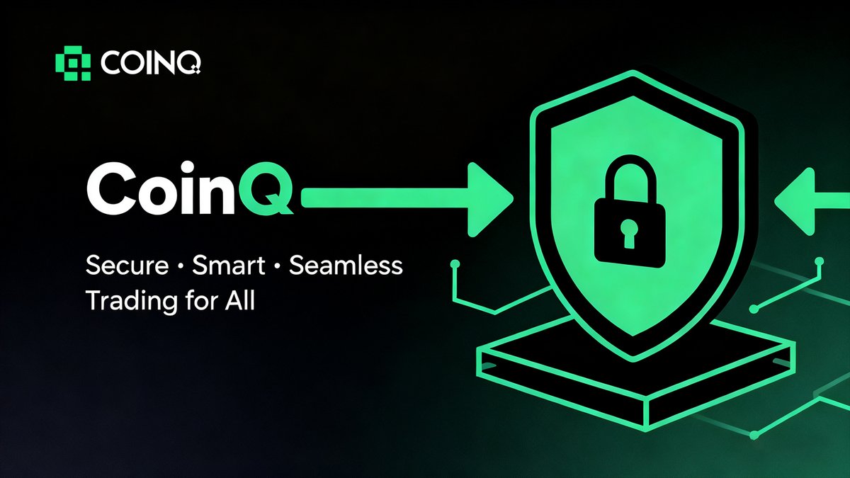CoinQExchange's tweet image. 🚀 Join the future of digital finance with #CoinQ —
Trade. Invest. Earn. All in one platform.
Secure • Smart • Seamless 🌐
#CryptoExchange #CoinQ #Blockchain