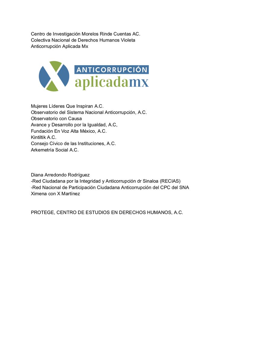 #Pronunciamiento #Anticorrupción
Desde <a href="/IniSinaloa/">Iniciativa Sinaloa</a>, apoyamos la petición de integrantes del CPC Nacional y estatales de investigar las discrepancias en las declaraciones patrimoniales del senador <a href="/adan_augusto/">Adán Augusto López H</a>, por lo que suscribimos junto a otras OSC's el sig posicionamiento:
📷