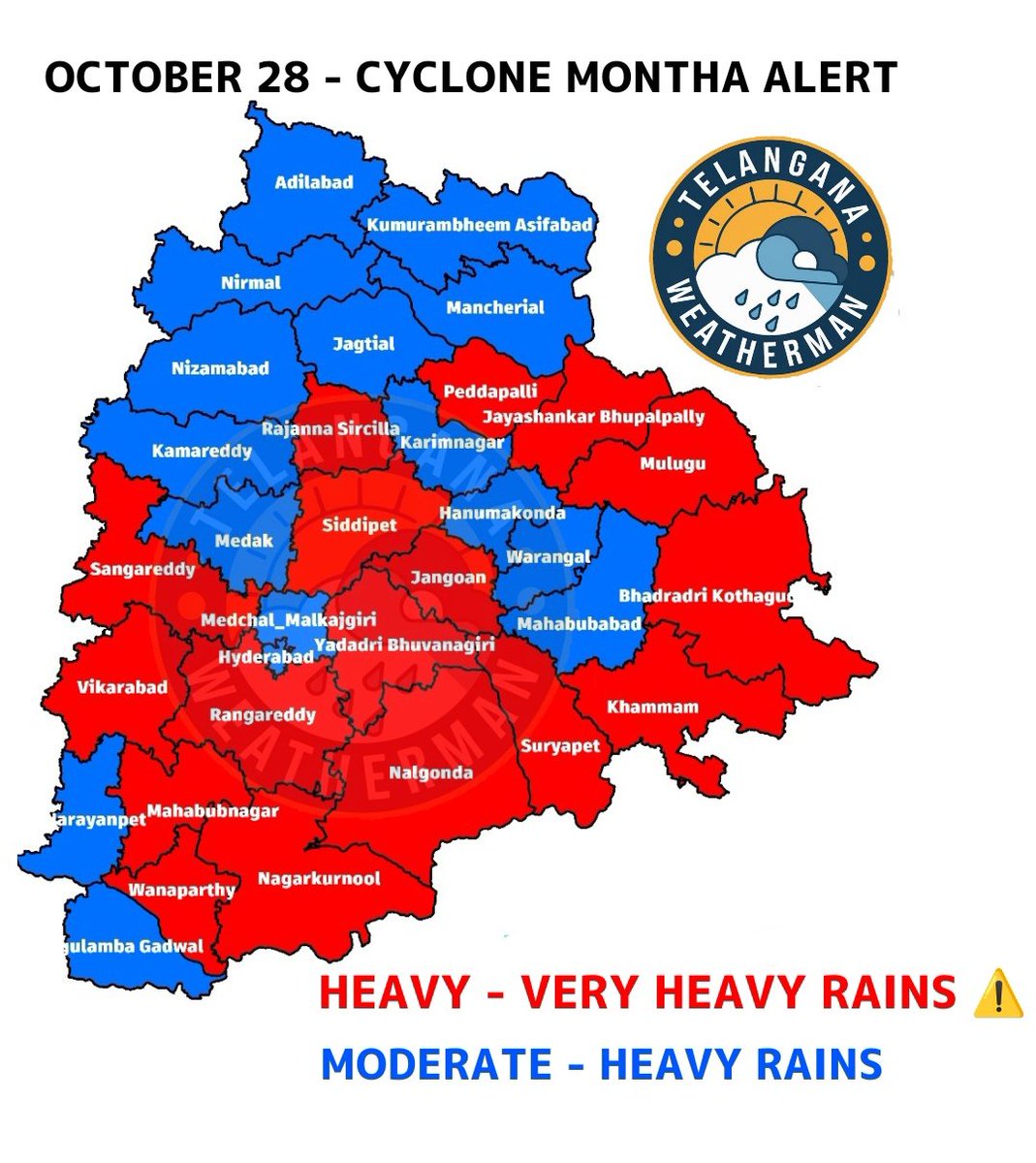 Telangana Weatherman tweet media