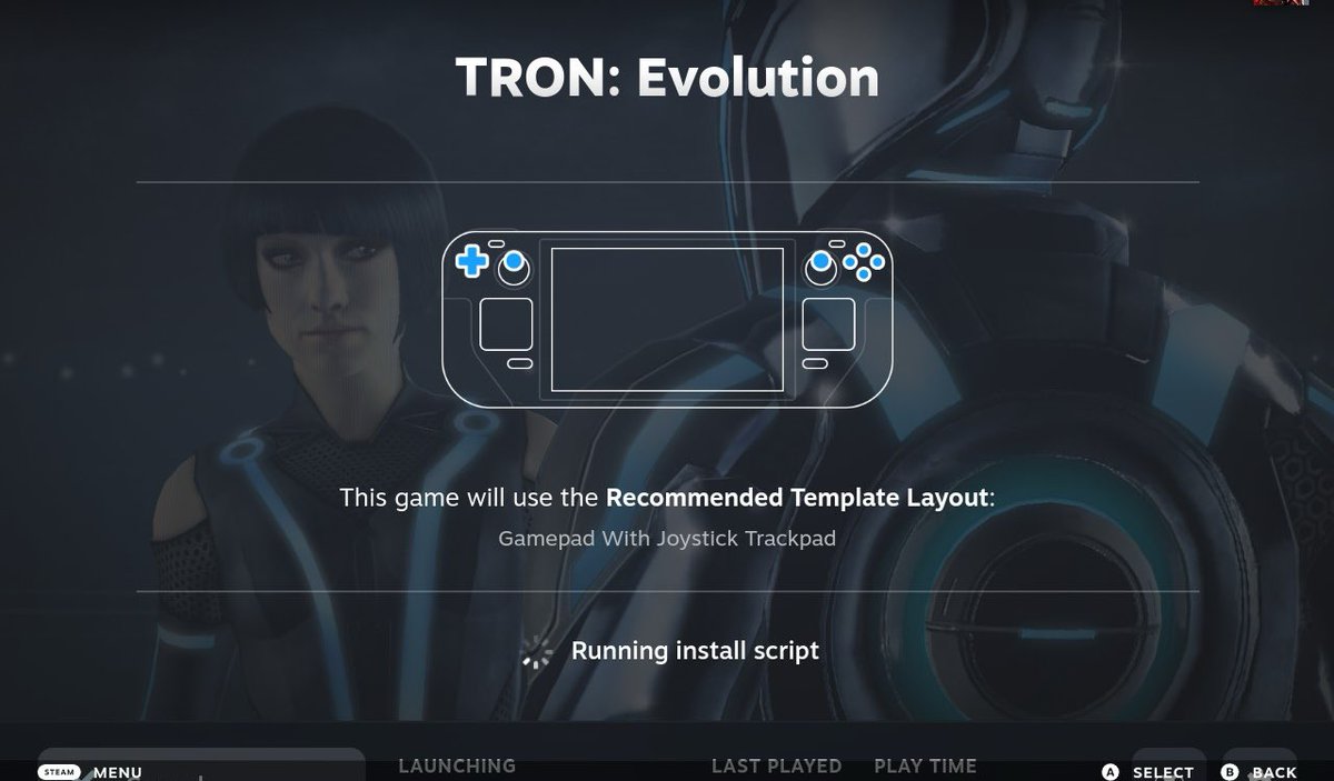 LightInTheLobby's tweet image. Its a sad day but I must admit defeat, after all my attempts it basically just hangs there infinitely. My goal was to create a script that could one click automate the patching steps on a guide I found by Lulech93 (posted on thread below) but no luck. #steamdeck #TronEvolution