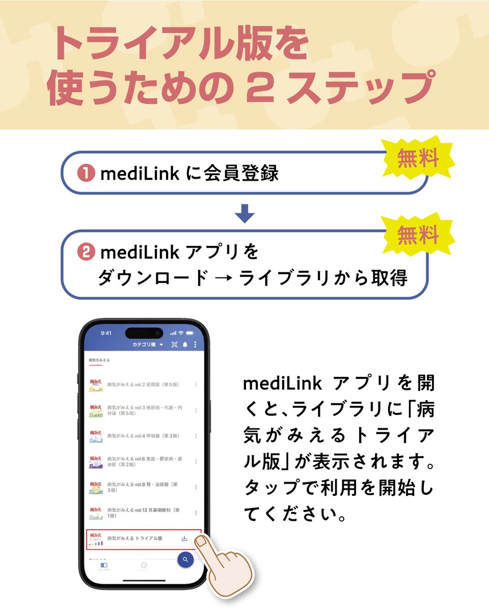 アプリ版『病気がみえる』、まだ試したことない人必見！👀】 「アプリ