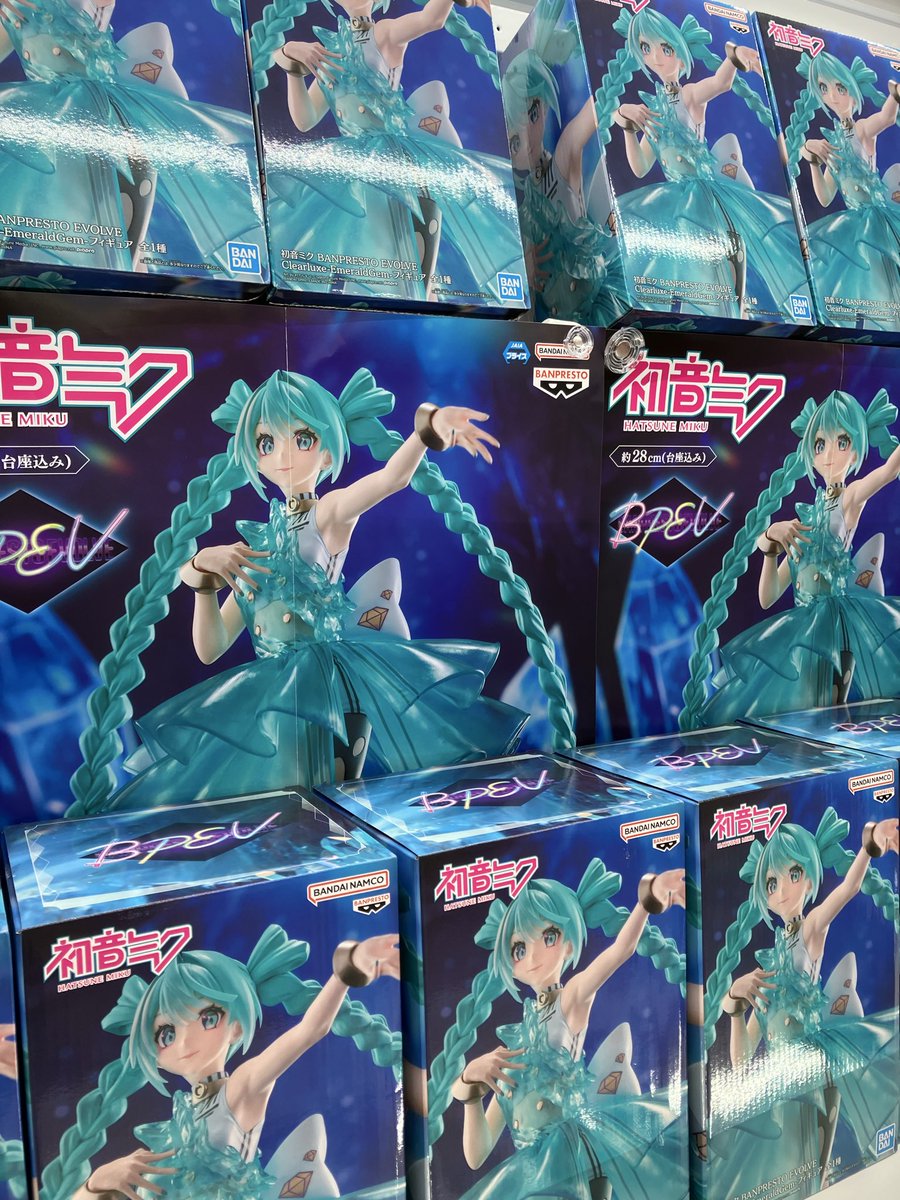初音ミク Clearluxe EmeraldGem フィギュア ×18個セット 初音ミク