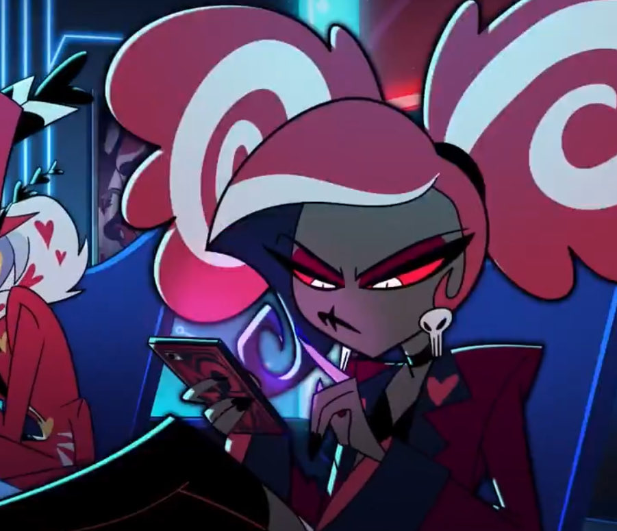 I love that this new season is giving Vel more screen time and more of an idea of who she is as a character. We love to see it. #hazbinhotelseason2 #HazbinHotel #HazbinHotelVelvette
