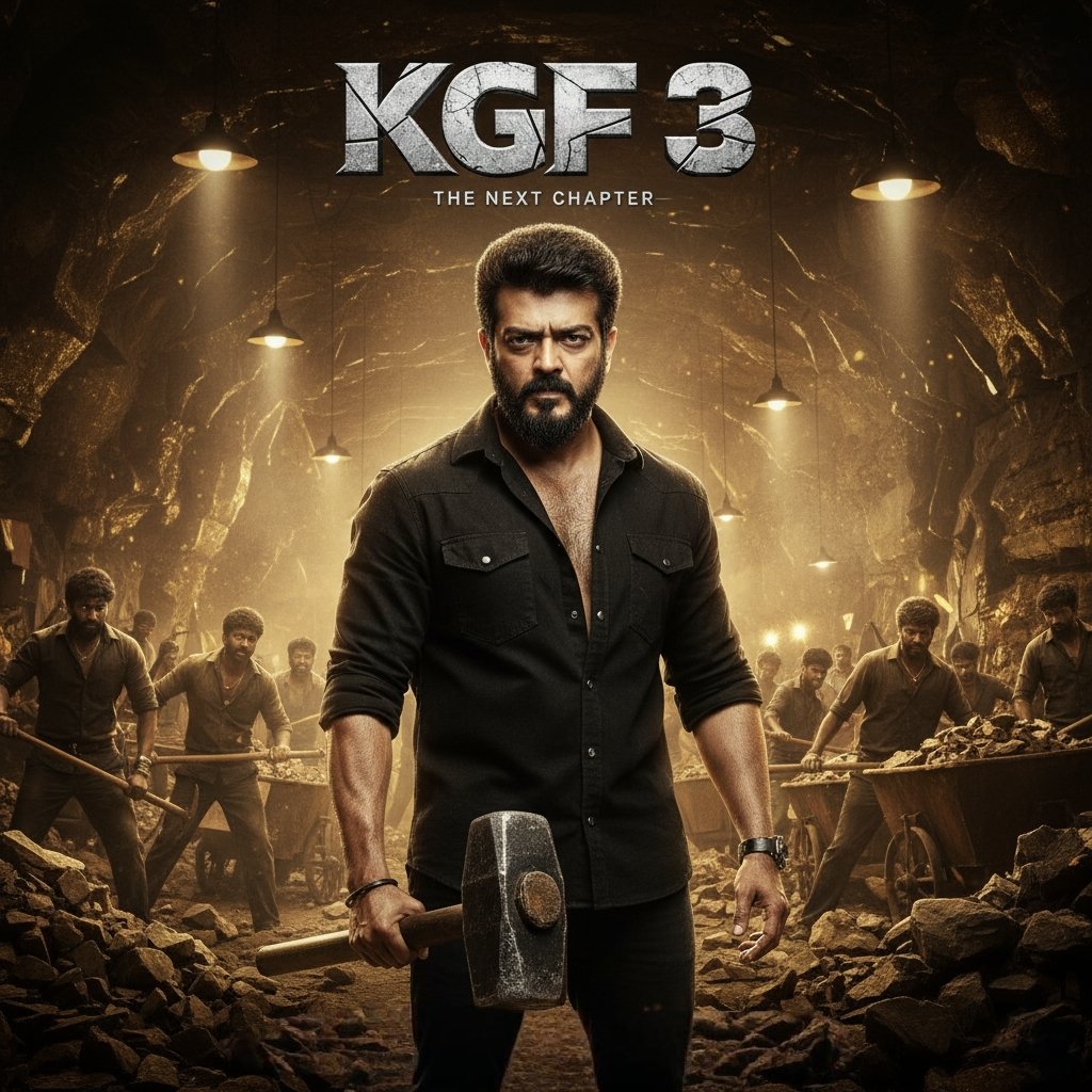Rajeshbilla16's tweet image. 💥 KGF 3 💥
#Ak64 #AK65