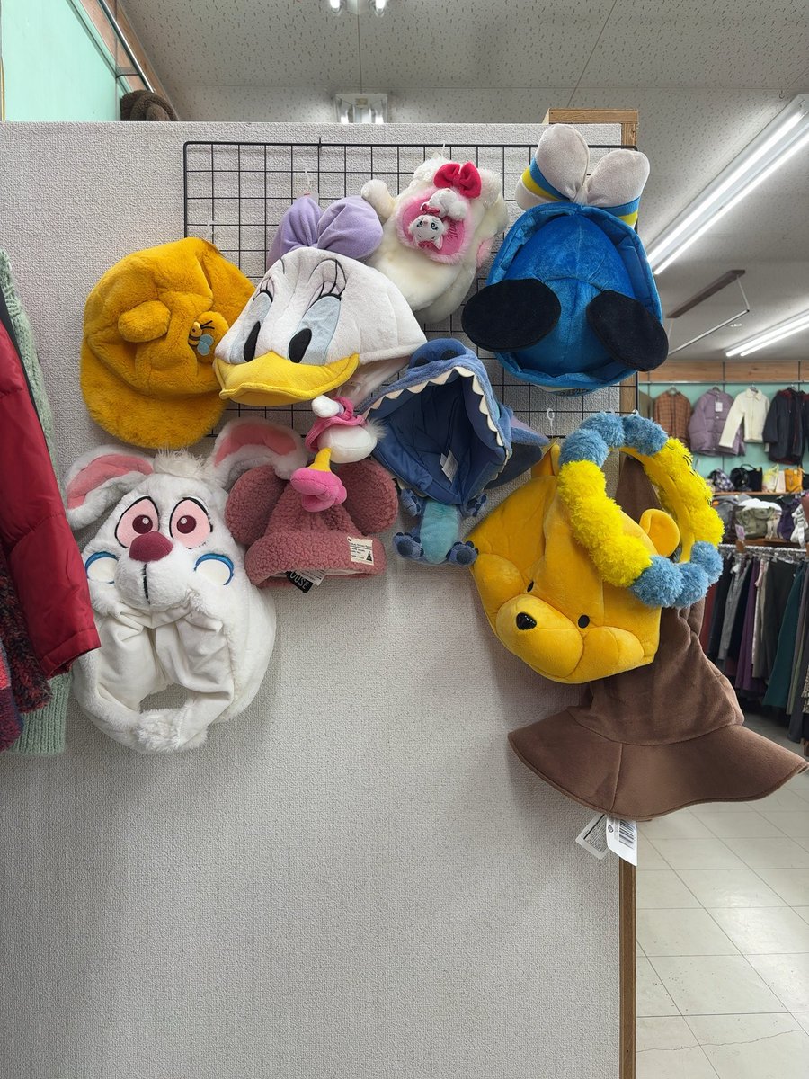 ダックキャラクター帽子（ドナルド＆デイジー）ファンキャップセット