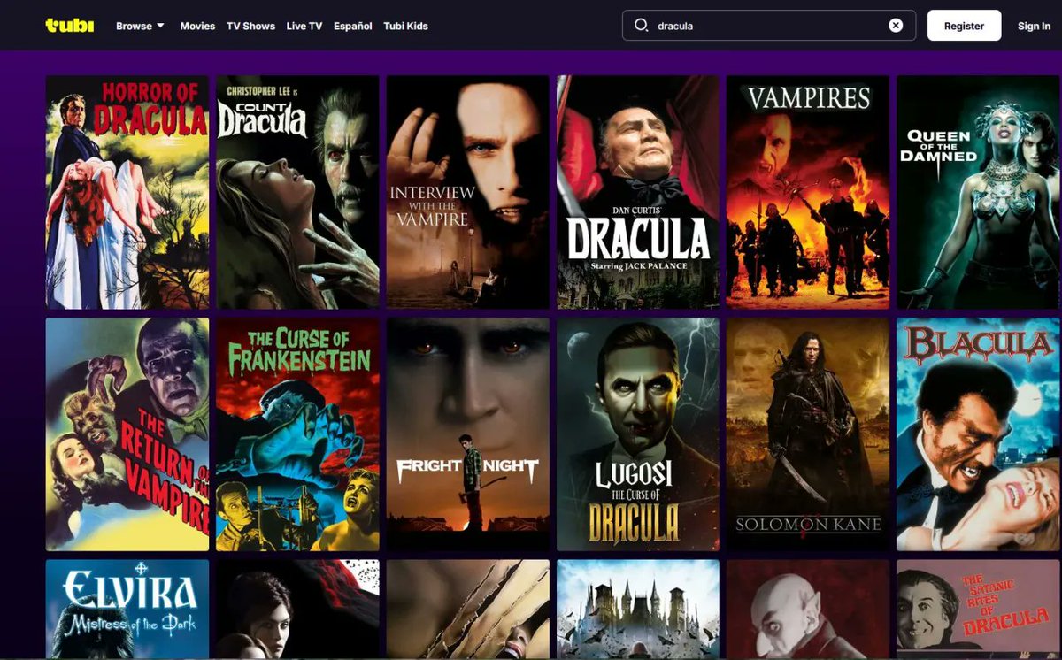 "While I own a small collection of classic horror on home video, it surprises me just how much I watch in other ways. Best of all: they’re free." - Monsters &amp; Matinees' <a href="/ToniRuberto/">Toni Ruberto</a> shares 'How to watch horror all year' :) 
classicmoviehub.com/blog/monsters-…