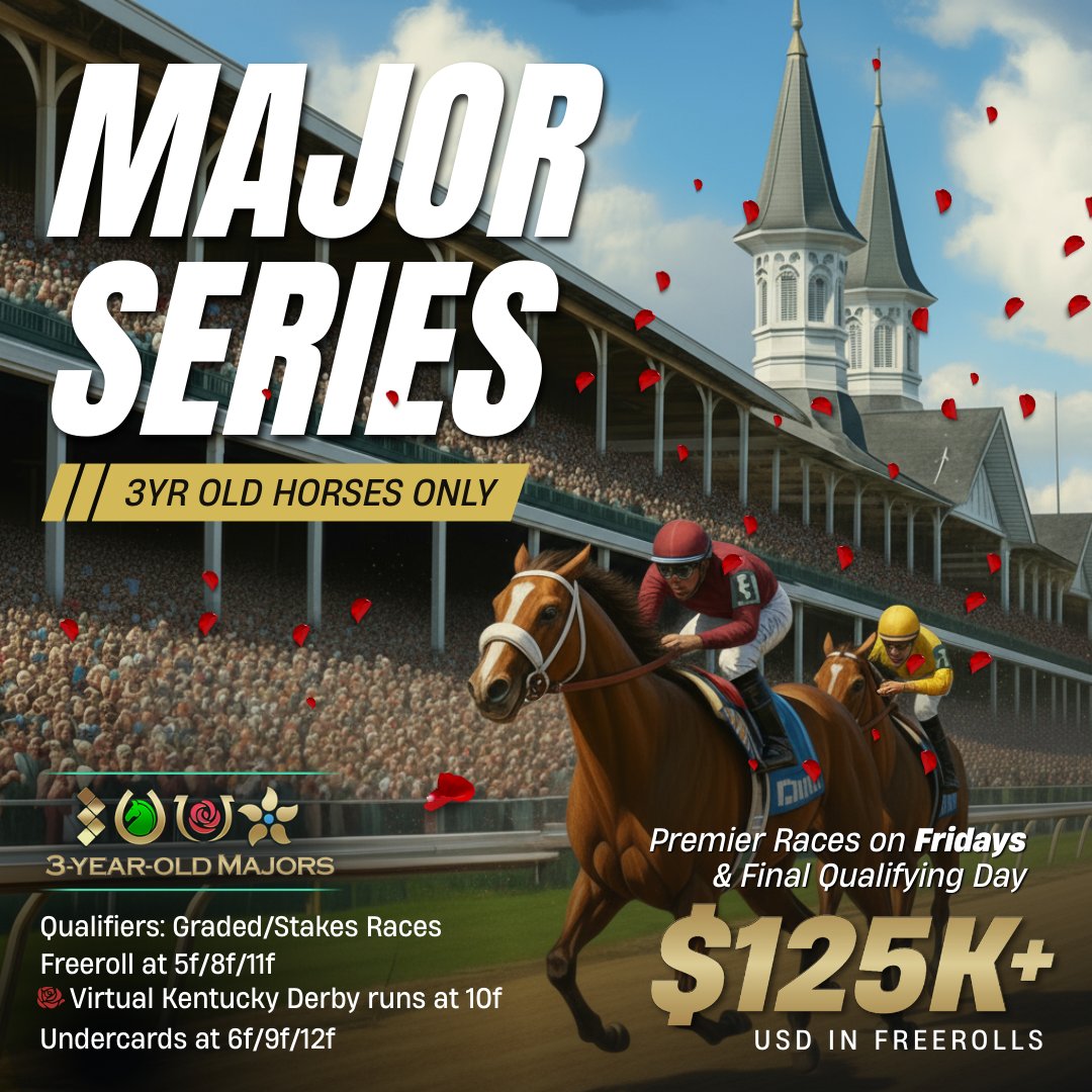 Did you join us recently from the promo on <a href="/solanamobile/">Seeker | Solana Mobile</a>? Let's talk about why we're the number 1 game on <a href="/solanagaming/"></a> . Starting w/our MAJOR race series for 3yr old horses.

Each series finale has $10k USD as the prize pool, for $120k in prizes! photofinish.live/learn-how-to-p…