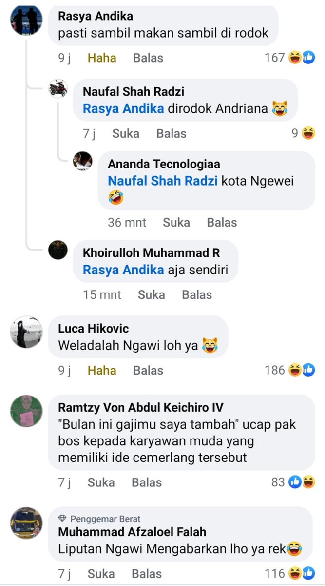 hikenseek's tweet image. Harusnya atmin @liputan6dotcom di X  ikut strategi atmin liputan n6awi di fesnuk biar postingan rame loh ya 😹👍
kocak baca komennya😂
#ngawi #jmk