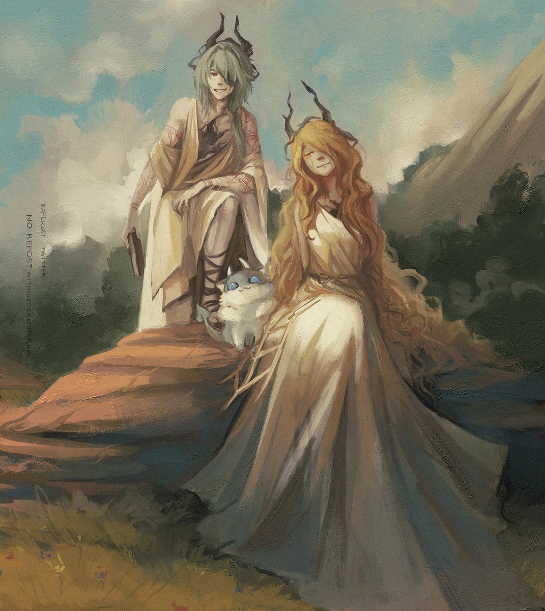 Nymphs 
Anaxa &amp; Cerces 

#honkaistarrail #hsrcreators #hsrfanart #Anaxa