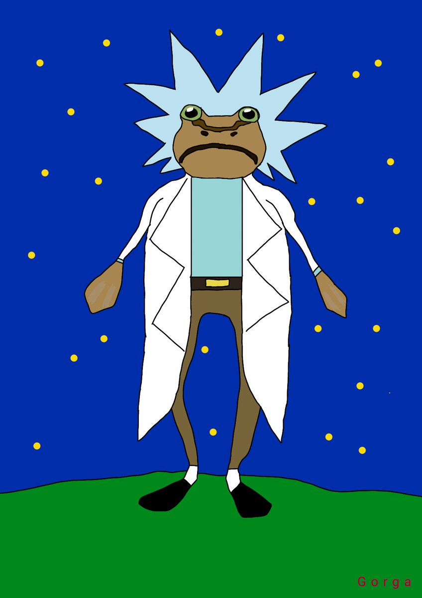 Gorga1999's tweet photo. Hello @fayju I created a skin concept inspired by Rick Sanchez, (Science Frog). https://t.co/h7nGCbD4oy