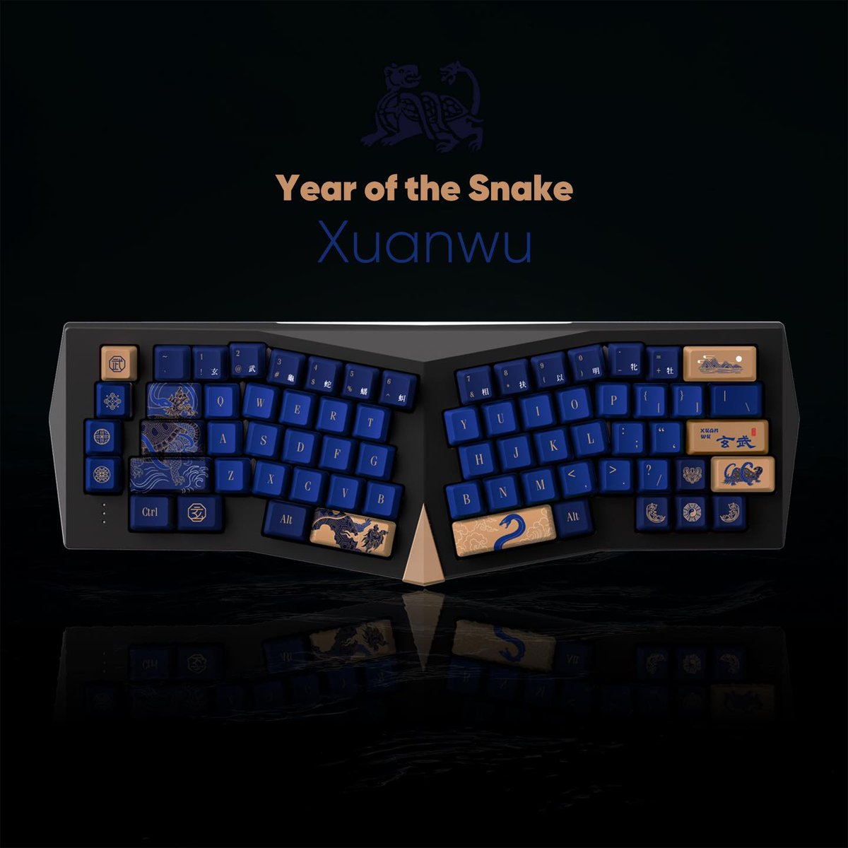 Introducing Akko Year of the Snake Black - Xuanwu

Xuanwu is the ancient giant tortoise entwined with a snake in Eastern Mythology, representing longevity, wisdom and power. This cultural elements are perfectly integrated in the Year of the Snake keyboard.