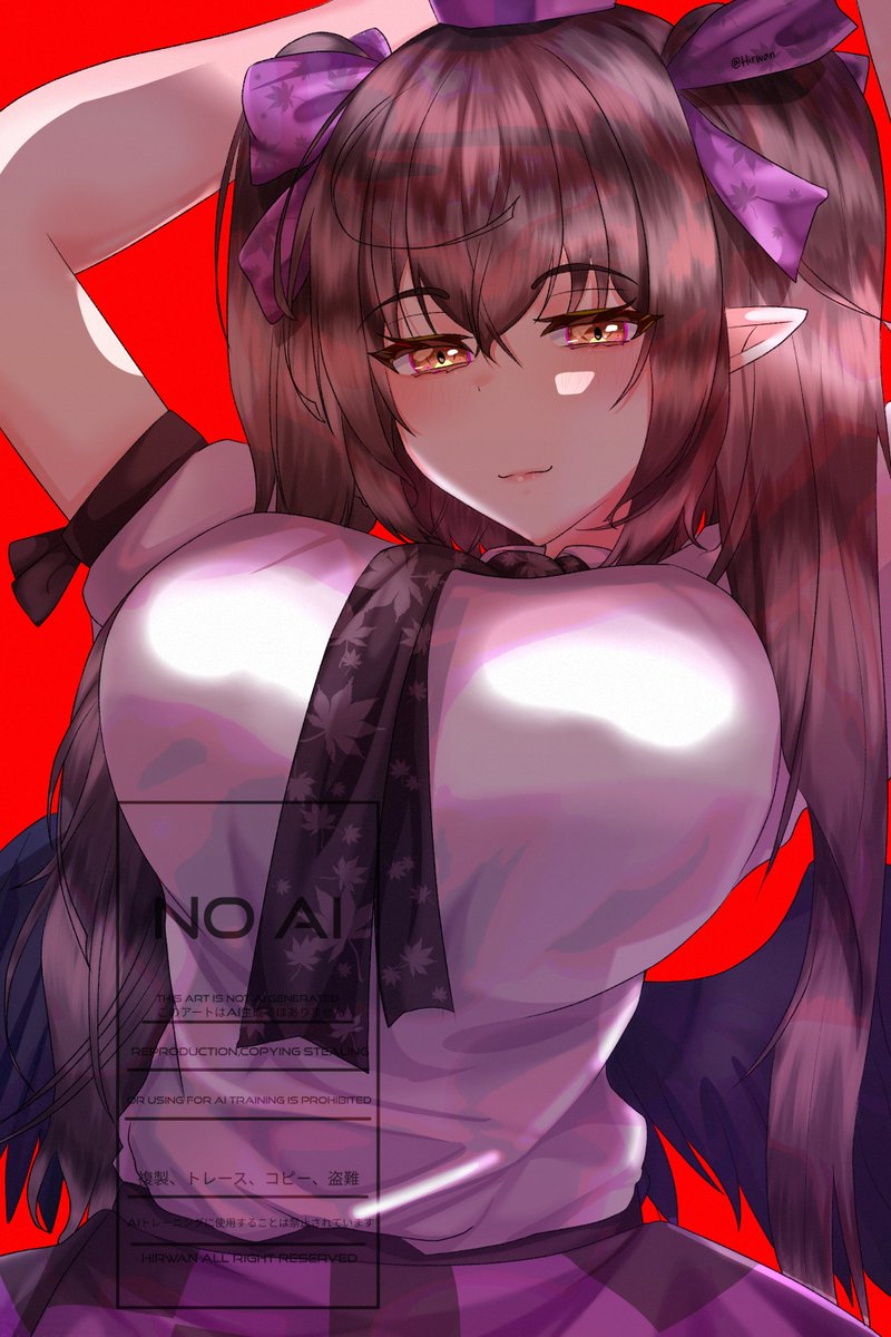 HirwanNew's tweet image. <<SPIRIT PHOTOGRAPHY>>
#姫海棠はたて #イラスト #東方Project