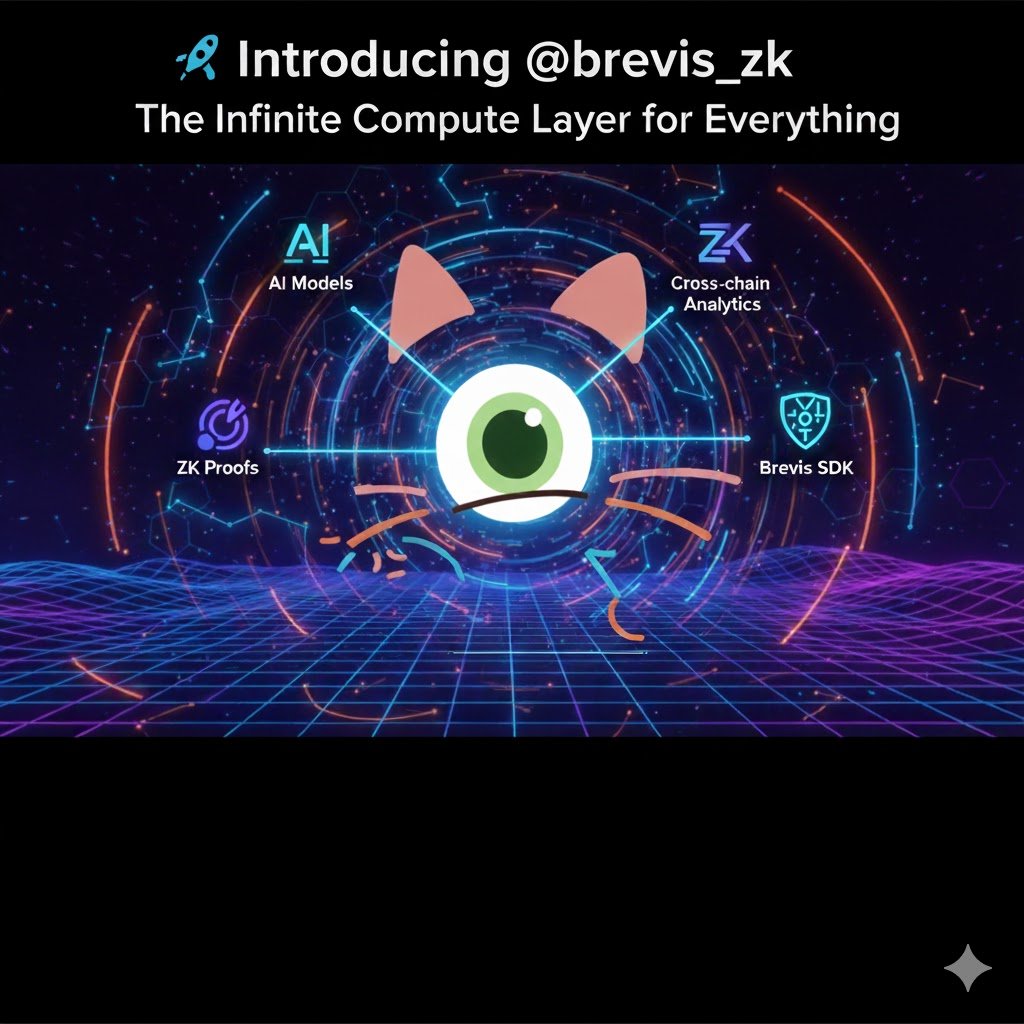 🚀 Introducing <a href="/brevis_zk/">Brevis</a> : The Infinite Compute Layer for Everything

Web3 is evolving — and Brevis is redefining what’s possible.
Imagine a world where any computation — from AI models to cross-chain analytics — runs off-chain but is trustlessly verified on-chain.

That’s the