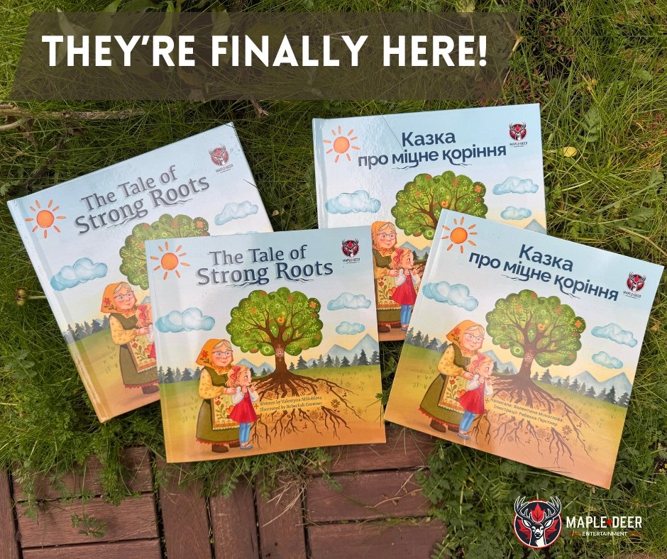 MapleDeerCanada's tweet photo. Theyโre here! โจ
The first shipment of The Tale of Strong Roots has arrived on Vancouver Island โ fresh from the printer @mixamprint !
This week, weโre packing and sending books first to our amazing @Kickstarter backers. ๐ฟ๐
#StrongRootsBook #MapleDeerBooks #FamilyStories https://t.co/PNyVAzkIVy