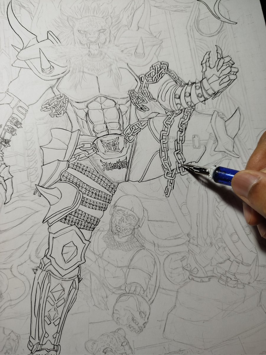 #art #lineart #drawing #armorking #TEKKEN8