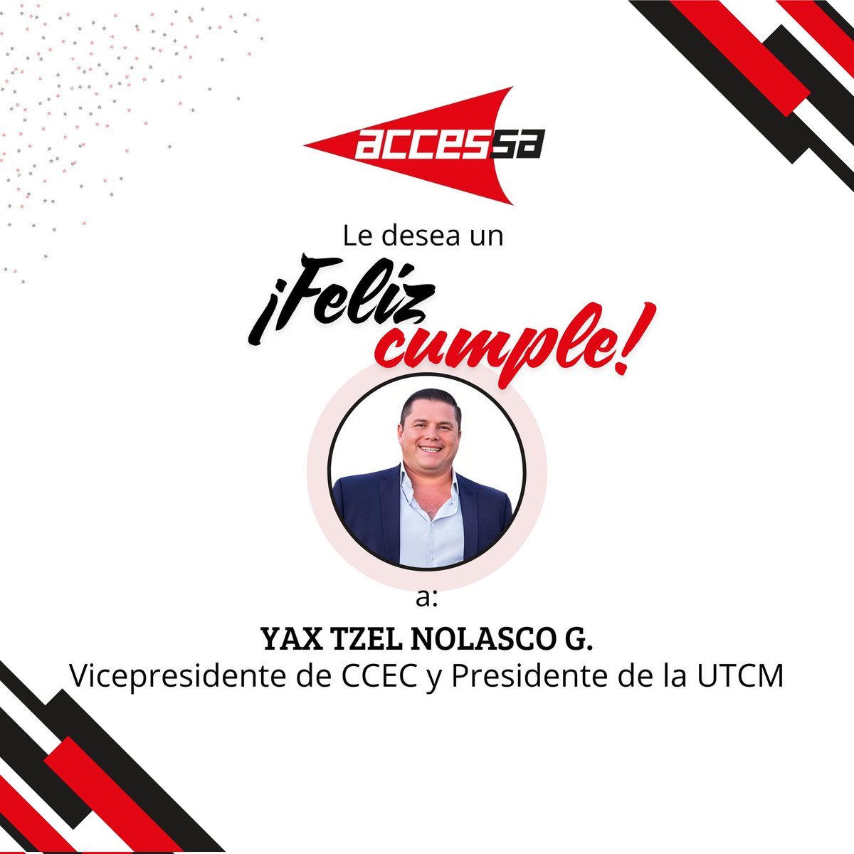 AccessaLogistic's tweet image. 🎉✨ ¡Feliz cumpleaños Yax Tzel Nolasco G., Vicepresidente de CCEC y Presidente de la UTCM! 🎂🎊

En @AccessaLogistic admiramos su dedicación y visión. Que este nuevo año de vida esté lleno de Crecimiento, Innovación, Éxitos compartidos y Mucha alegría 😊…

#felizcumpleaños